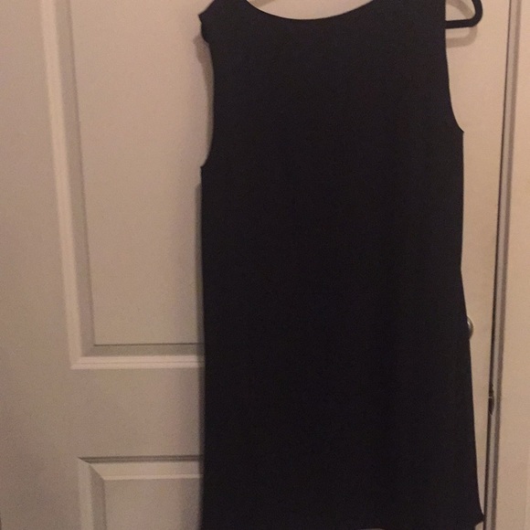 BCBGMAXAZRIA ALIE SLEEVELESS A-LACE-INSERT DRESS - Picture 4 of 7